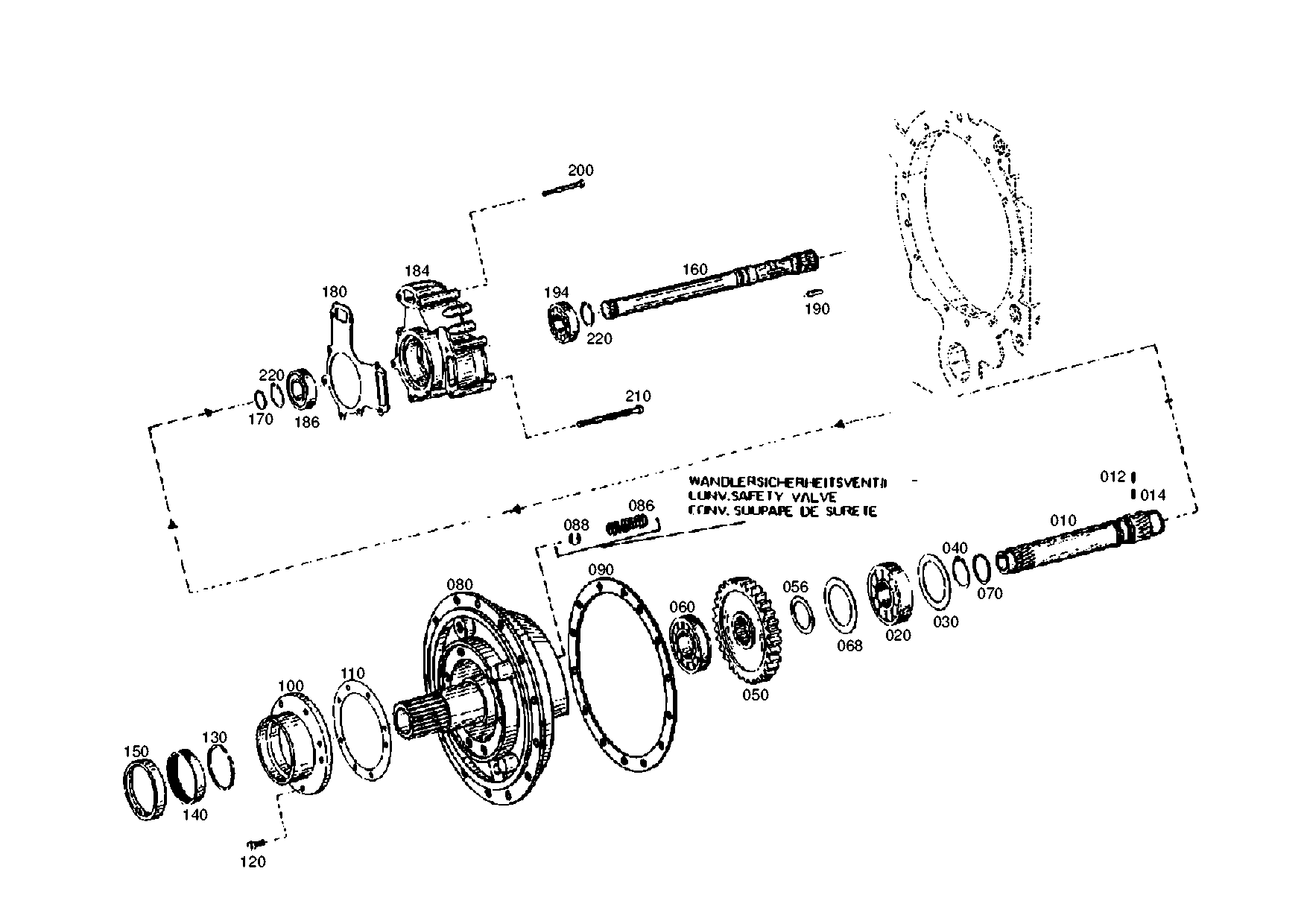 drawing for VOLVO ZM 2290968 - GEAR PUMP (figure 5)