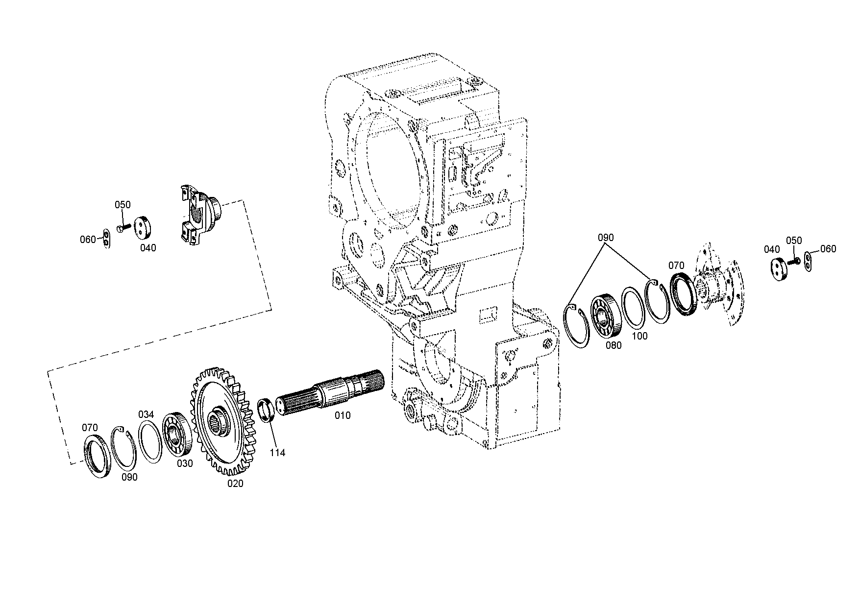 drawing for GROVE 02252776 - SHAFT SEAL (figure 3)