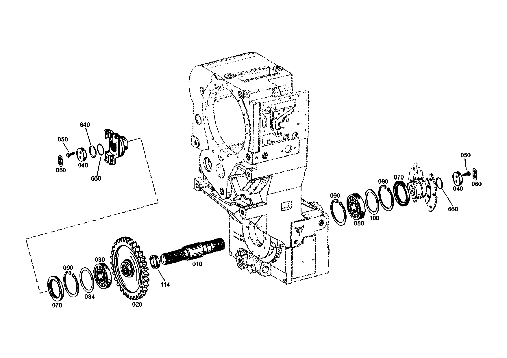 drawing for JOHN DEERE T116976 - SPACER WASHER (figure 3)