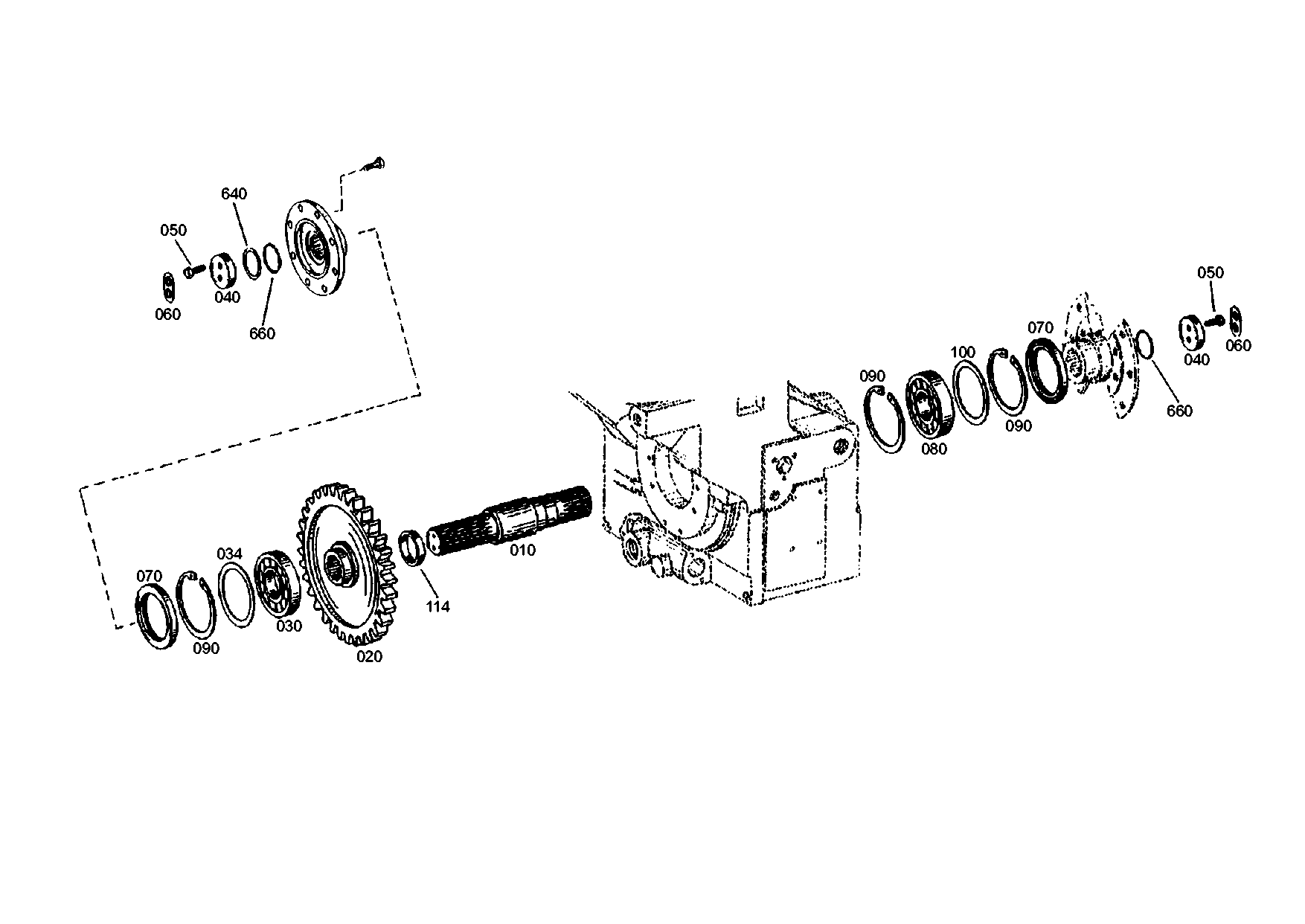 drawing for JOHN DEERE T116976 - SPACER WASHER (figure 4)