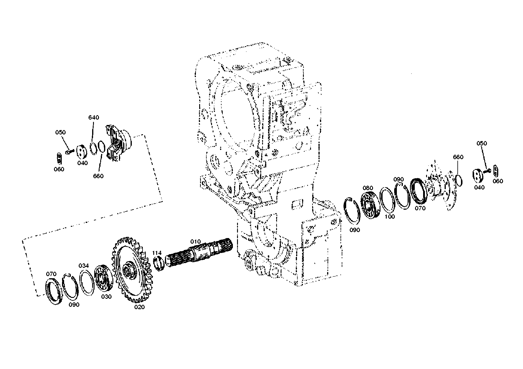 drawing for JOHN DEERE T116976 - SPACER WASHER (figure 5)