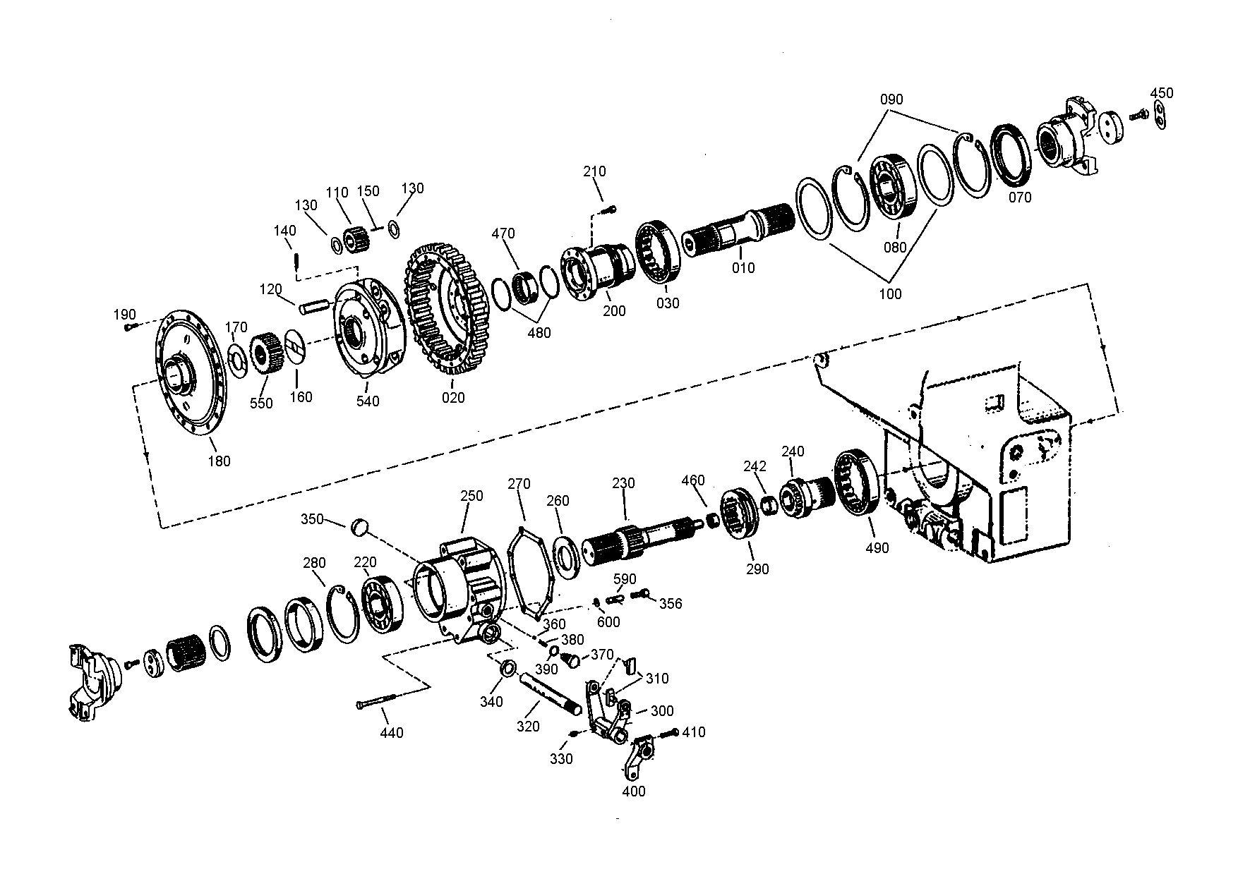 drawing for DOOSAN 052799 - NEEDLE ROLLER (figure 2)