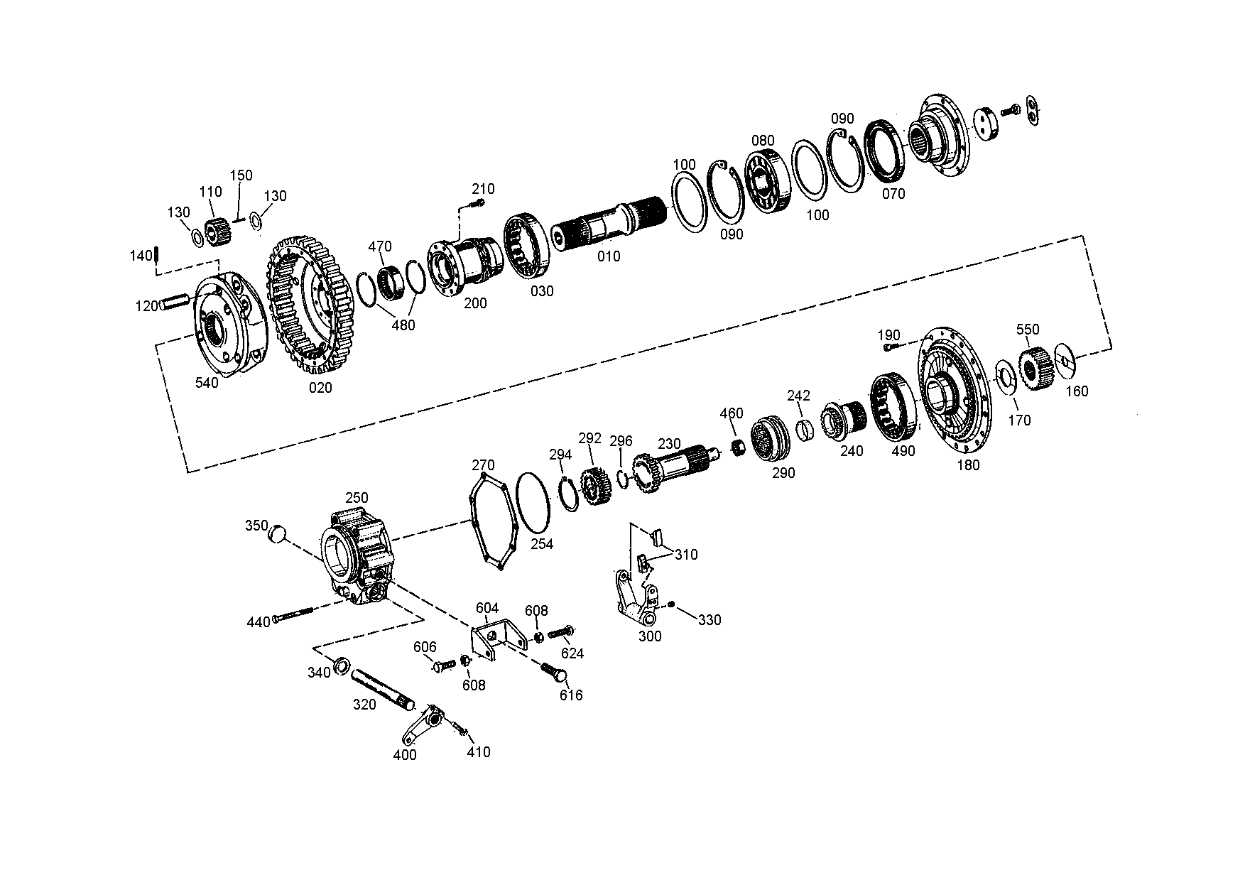drawing for DOOSAN 152128 - QUILL SHAFT (figure 3)