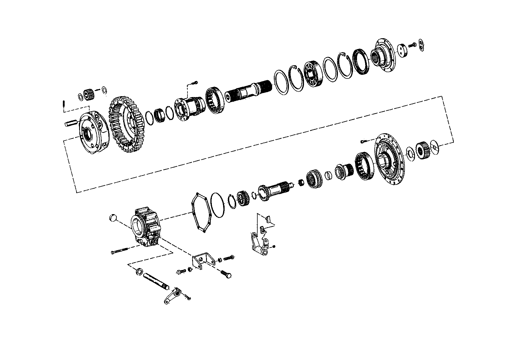 drawing for DOOSAN 152128 - QUILL SHAFT (figure 4)