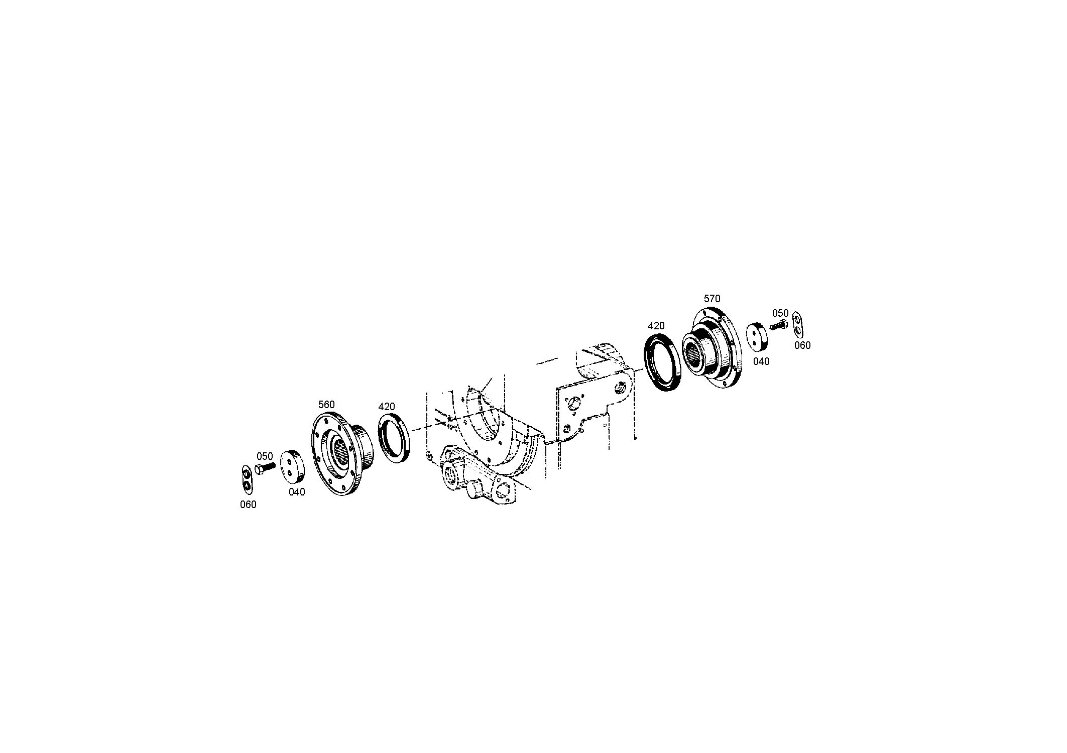 drawing for WELTE STAHL UND FAHRZEUGBAU 026.00278 - SHAFT SEAL (figure 1)