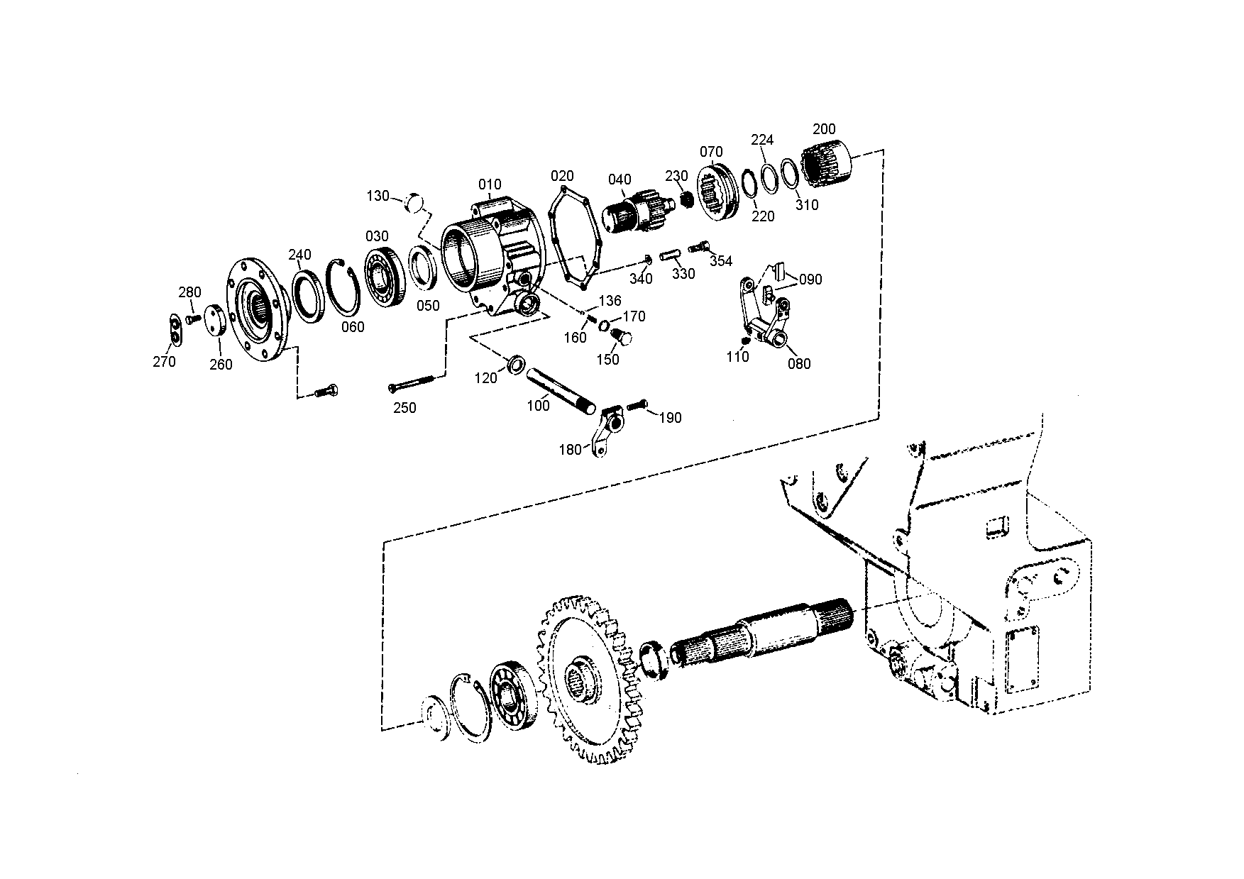 drawing for WELTE STAHL UND FAHRZEUGBAU 026.00278 - SHAFT SEAL (figure 3)