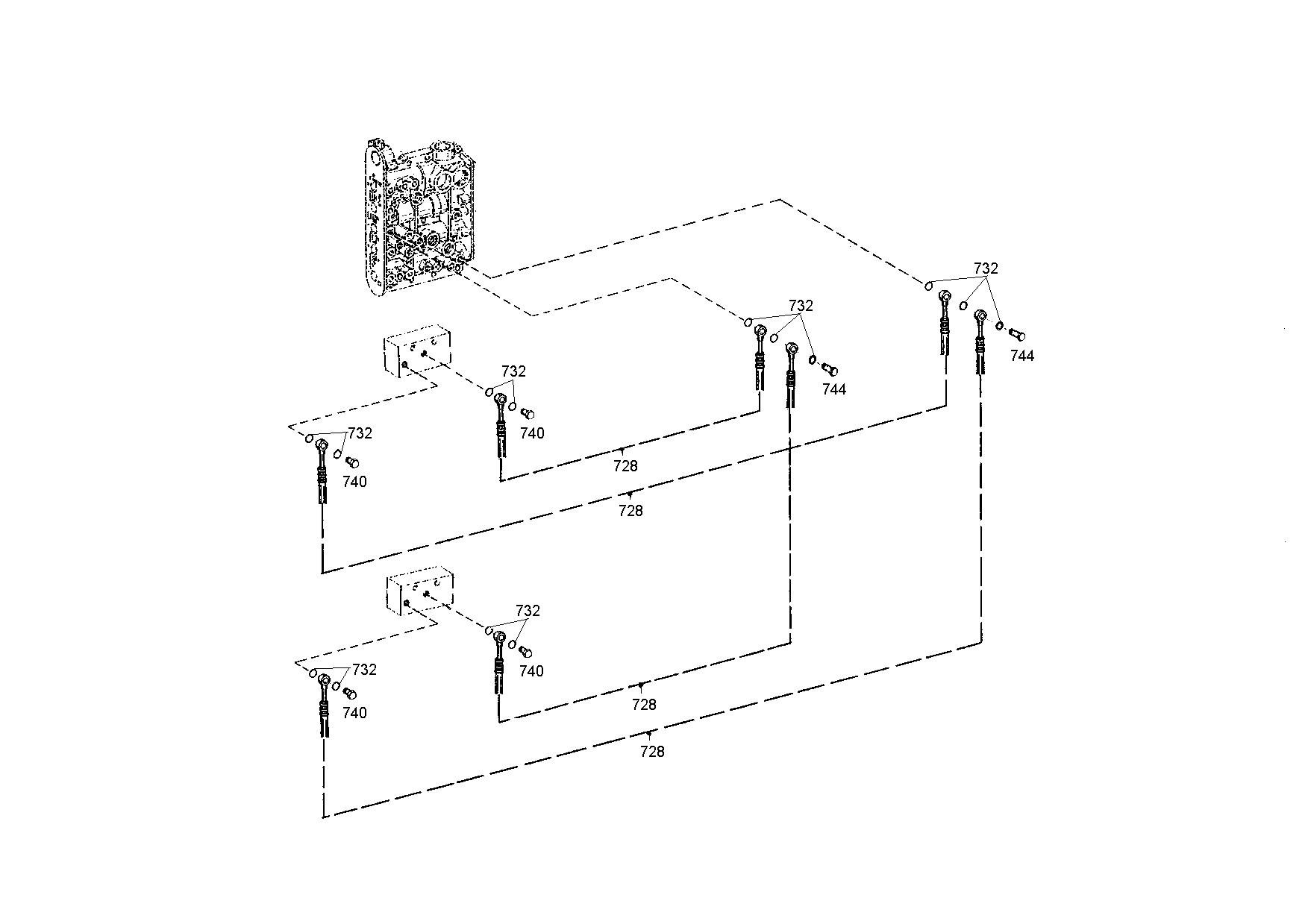 drawing for MANNESMANN-DEMAG BAUMASCHINEN 15269480 - COVER PLATE (figure 2)