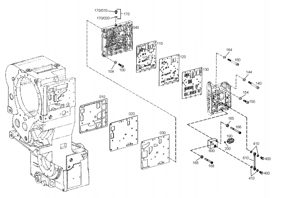 drawing for CASE CORPORATION 76034056 - GASKET (figure 5)