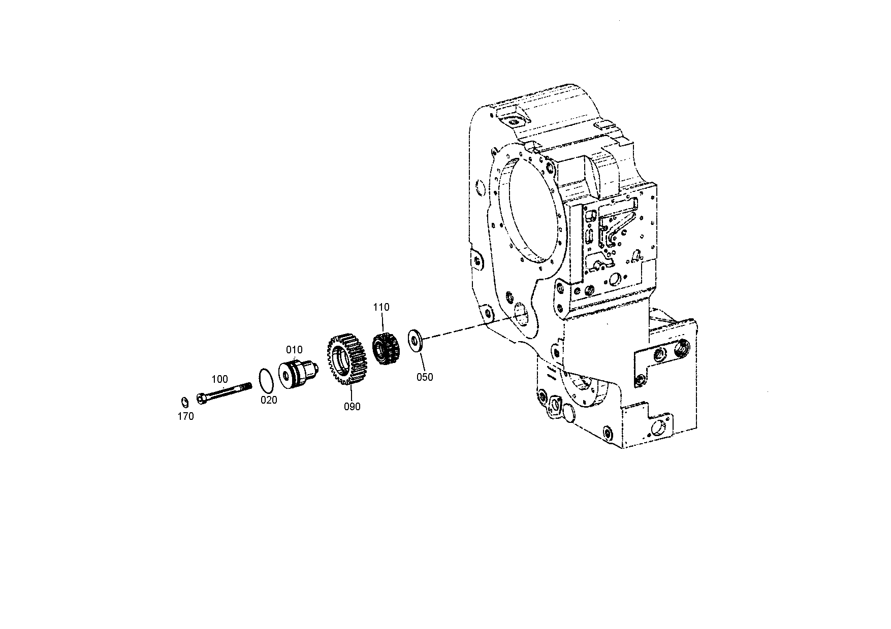 drawing for DOOSAN 111400493 - THRUST WASHER (figure 1)