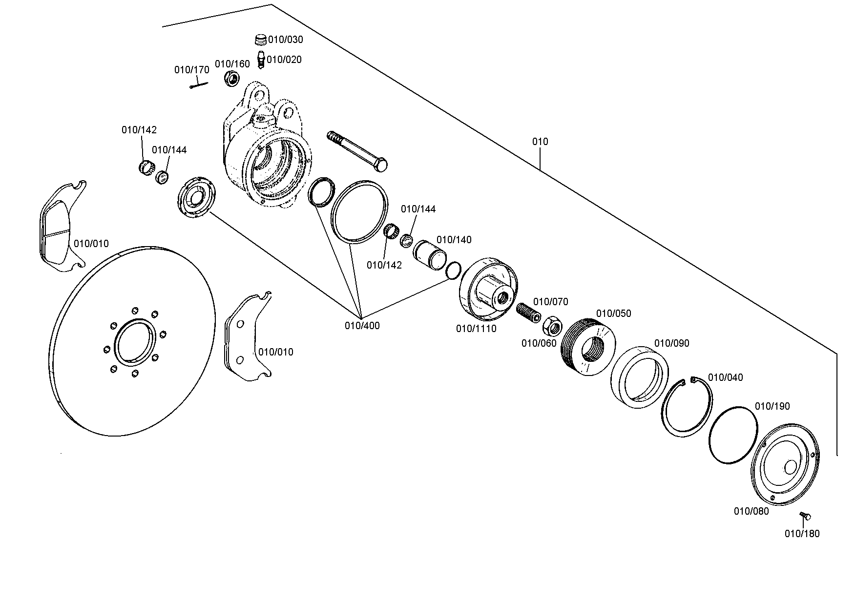 drawing for CNH NEW HOLLAND 8486938 - BRAKE DISC (figure 3)