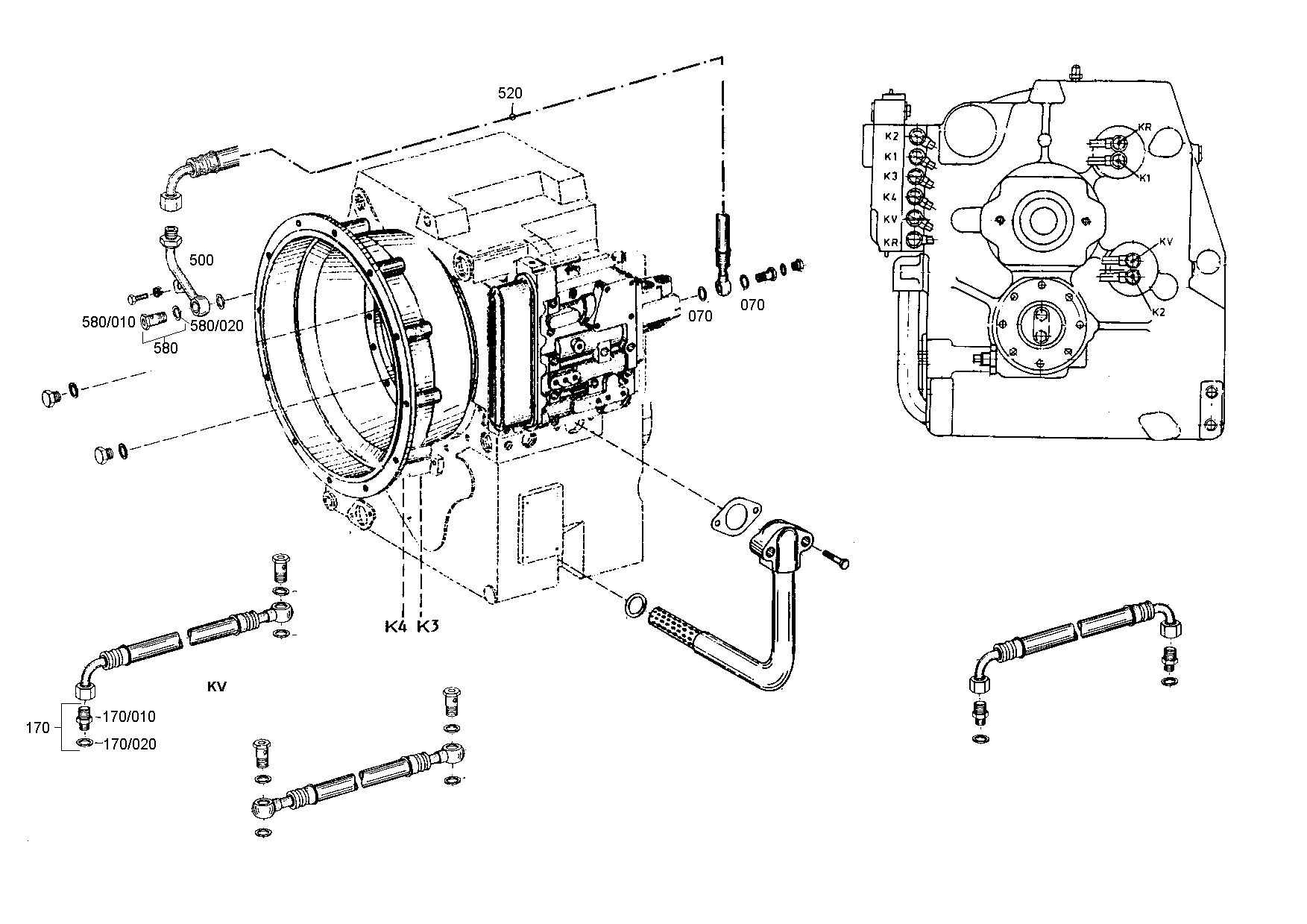 drawing for Hyundai Construction Equipment ZGAQ-04774 - SCREW-UNION (figure 3)