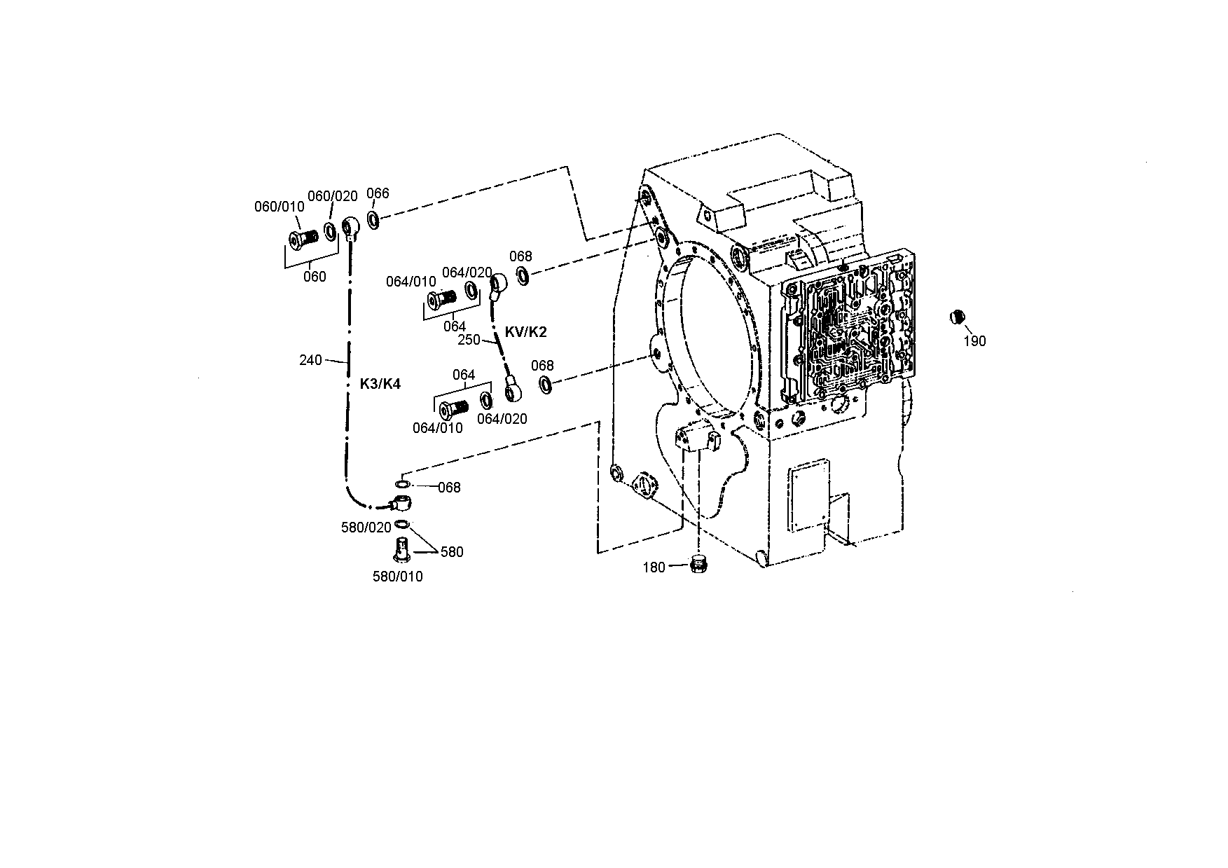 Technical drawing of AGCO F383.100.080.070 O-RING with dimensions and layout (figure 4)