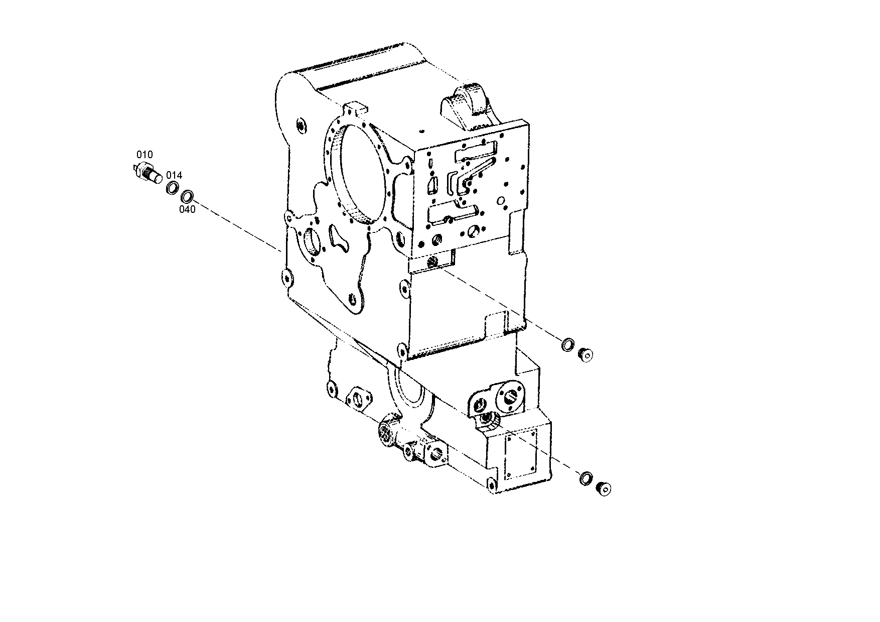 drawing for Manitowoc Crane Group Germany 01684054 - INDUCTIVE TRANSMITTER (figure 1)