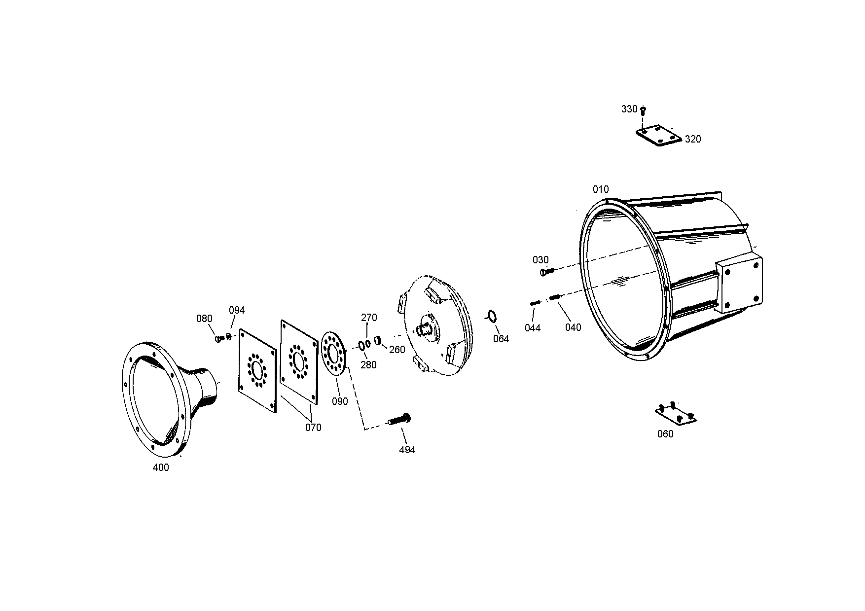 drawing for DAIMLER AG A0002710405 - COVER (figure 2)