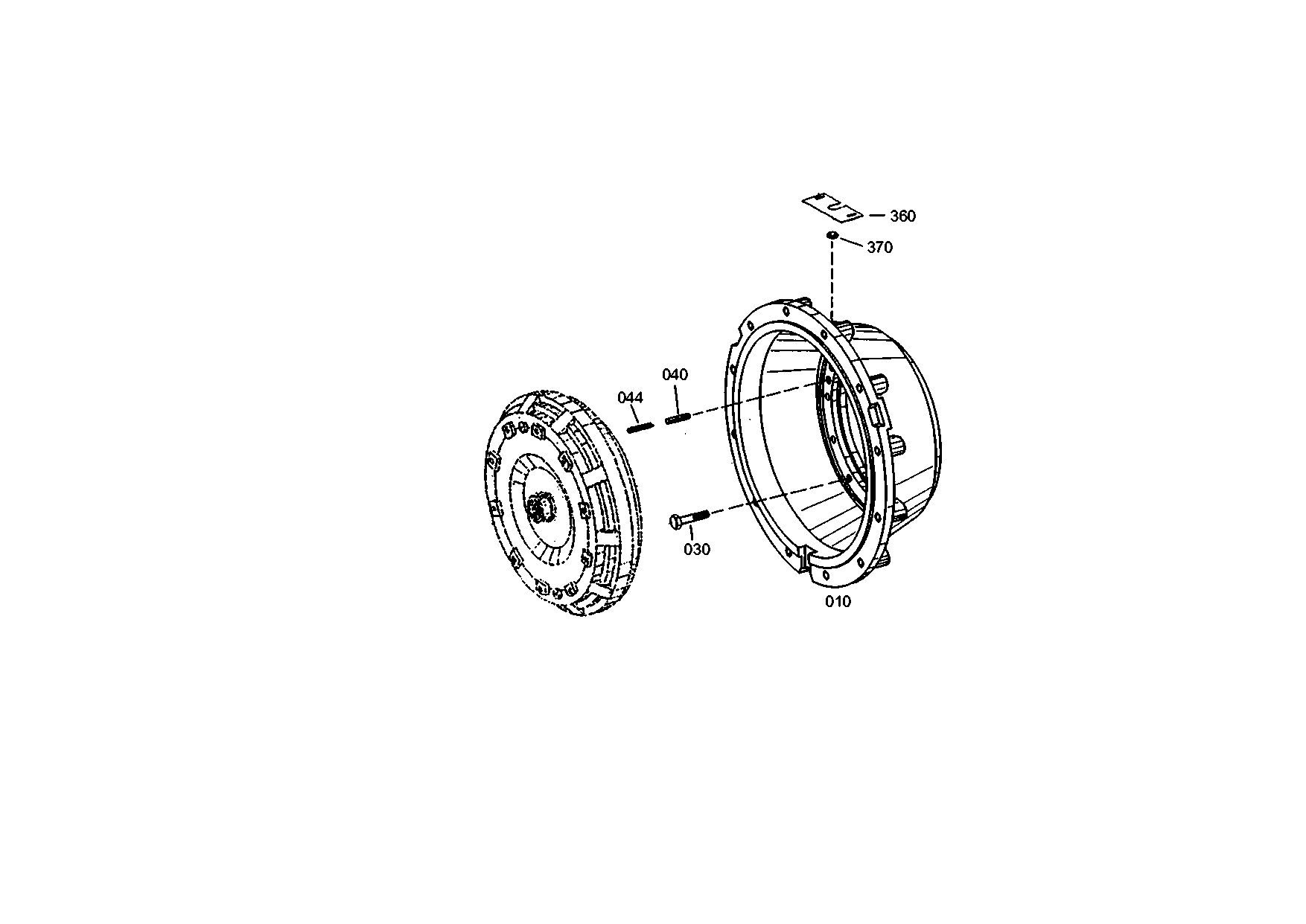 drawing for DAF 109825 - HEXAGON SCREW (figure 2)