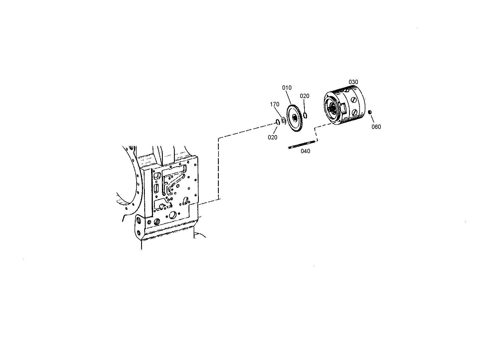 drawing for DOOSAN MX052684 - CIRCLIP (figure 3)