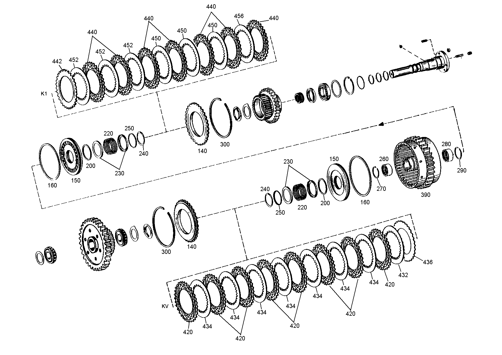 drawing for PPM 8051955 - OUTER CLUTCH DISC (figure 1)