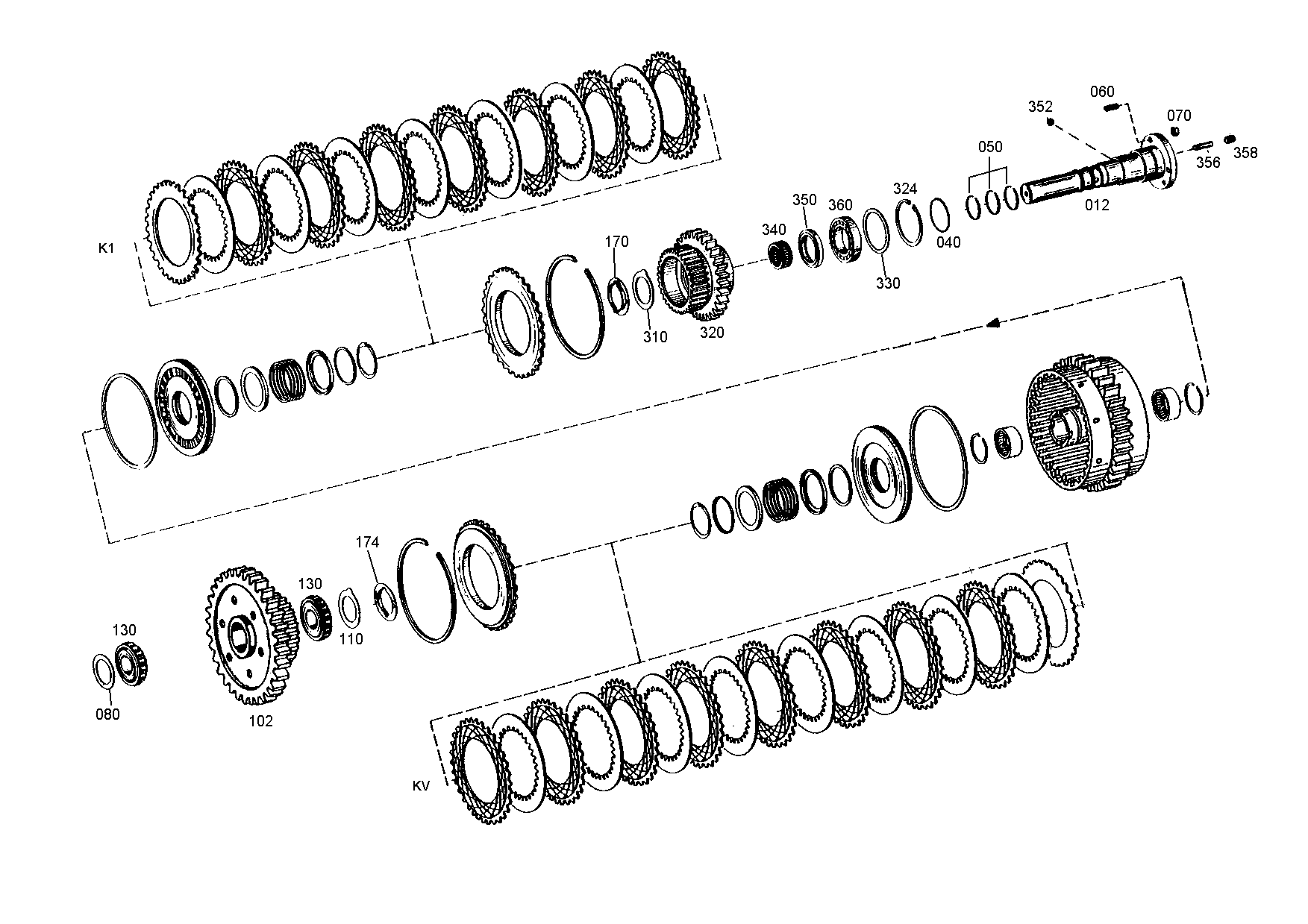 drawing for DOOSAN 252380 - SPUR GEAR (figure 1)