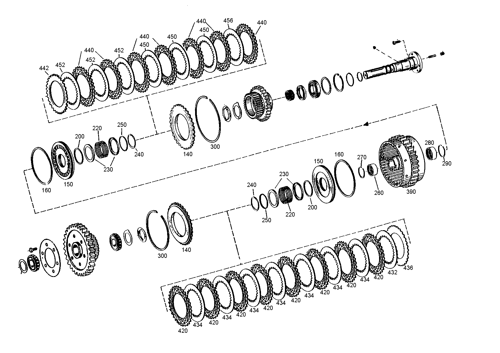 drawing for DOOSAN 052758 - OUTER CLUTCH DISK (figure 2)