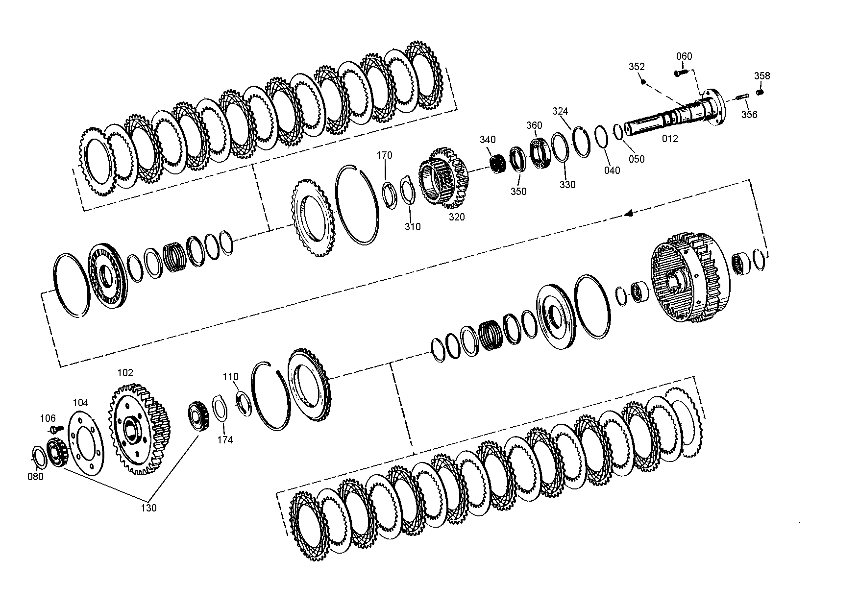 drawing for DOOSAN 252036 - SPUR GEAR (figure 1)