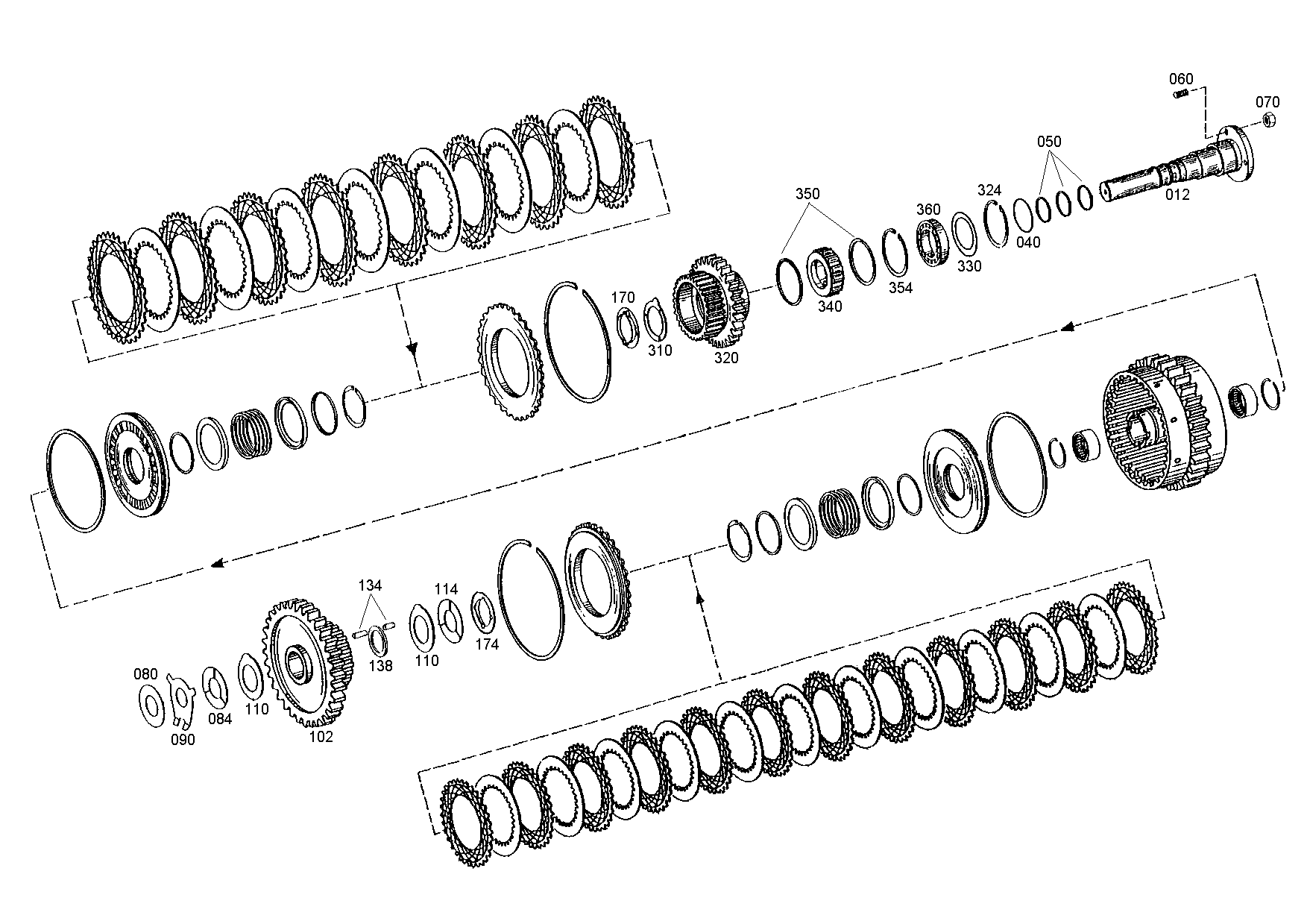 drawing for CNH NEW HOLLAND 35X55X37 - ROLLER SET (figure 4)