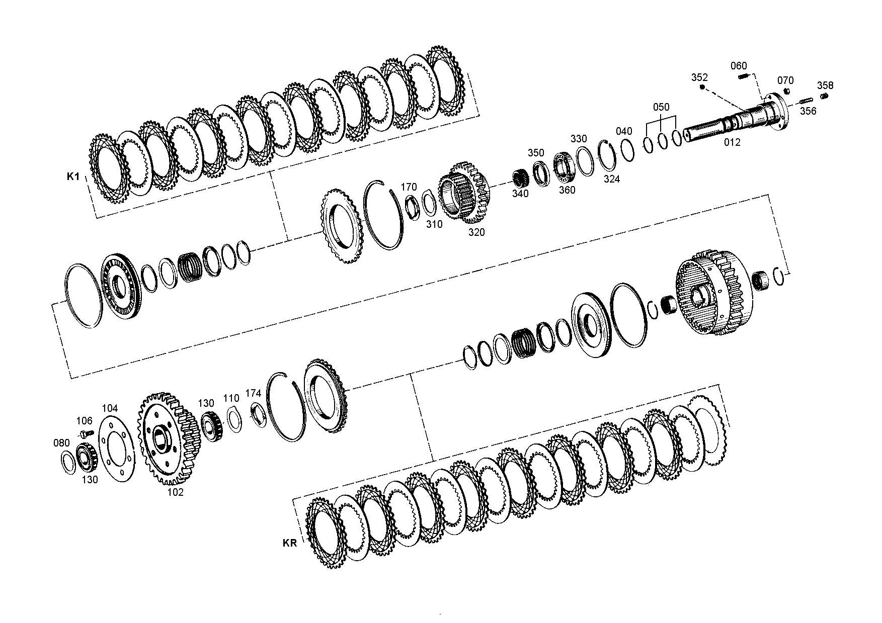 drawing for DOOSAN 252036 - SPUR GEAR (figure 3)