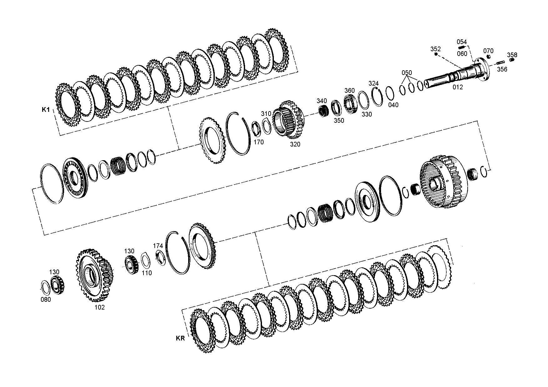 drawing for DOOSAN 252038 - SPUR GEAR (figure 5)