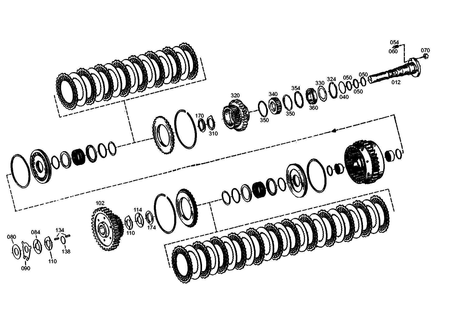 drawing for JOHN DEERE T153704 - SPUR GEAR (figure 2)