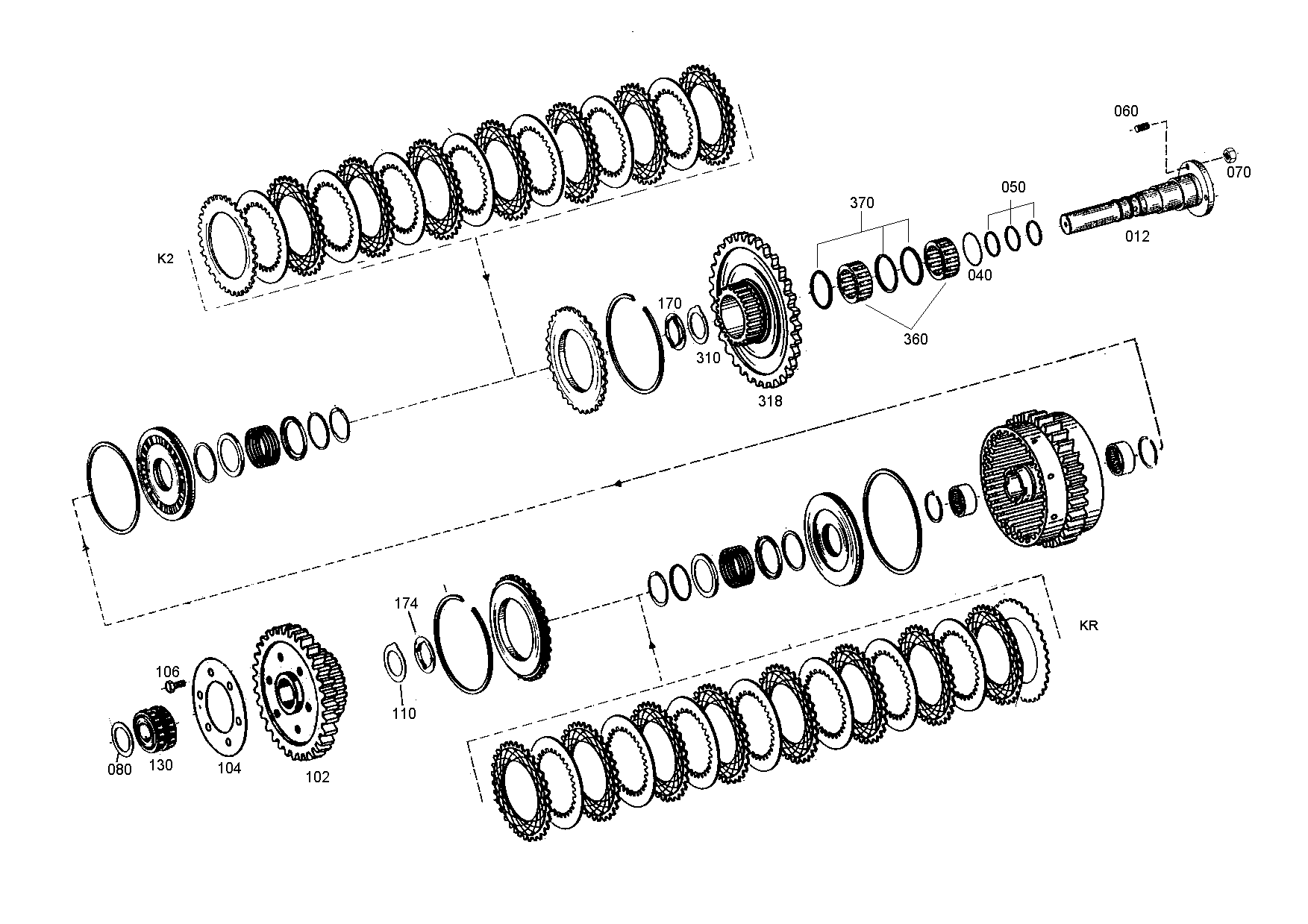 drawing for DOOSAN 152180 - ROLLER CAGE (figure 2)