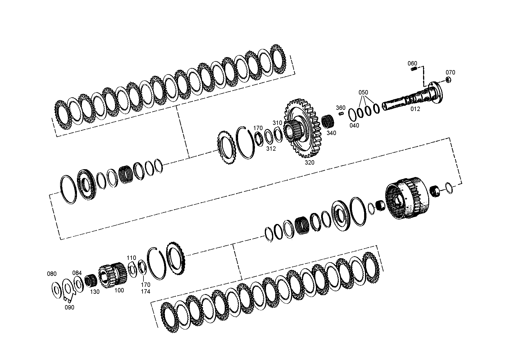 drawing for JOHN DEERE T122833 - CYL.ROLLER (figure 2)