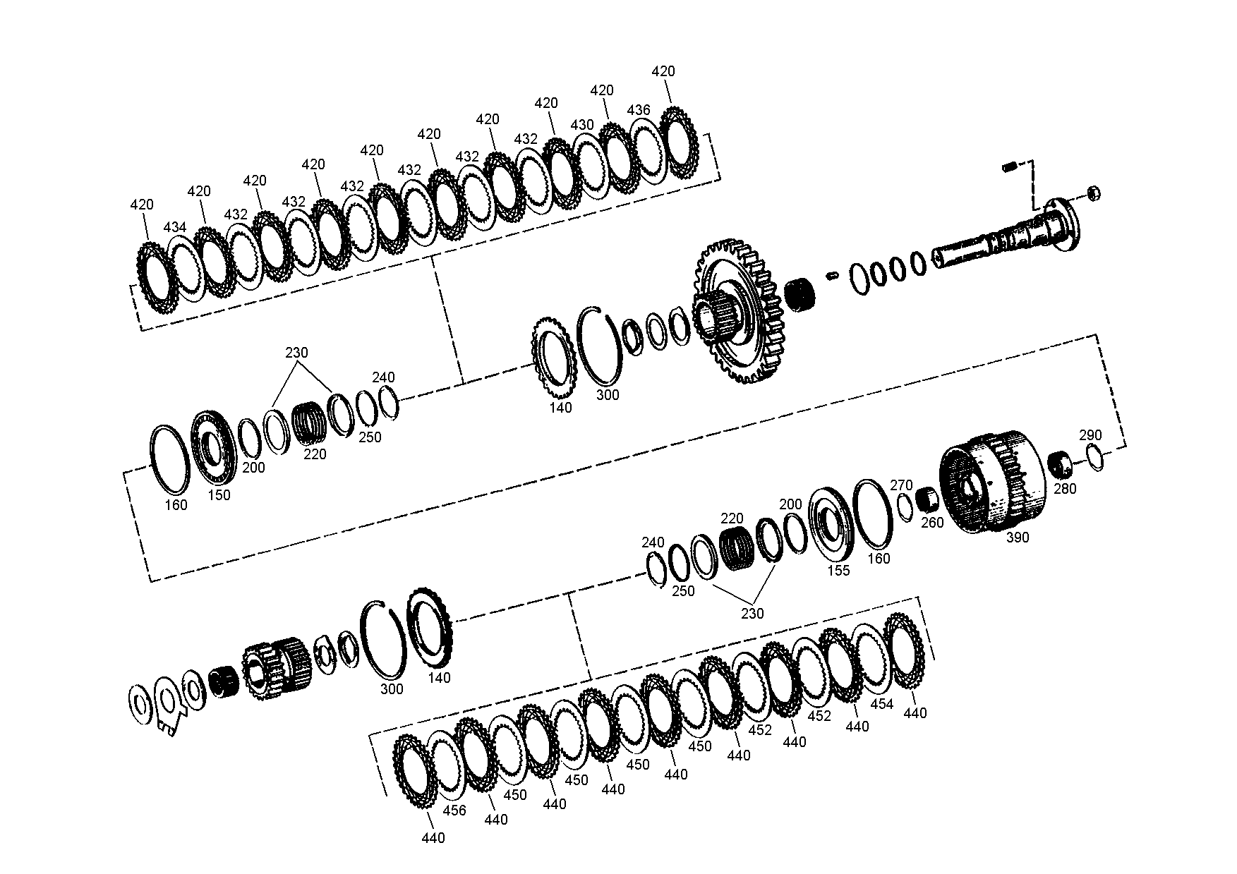 drawing for DOOSAN 252794 - DISC CARRIER (figure 2)