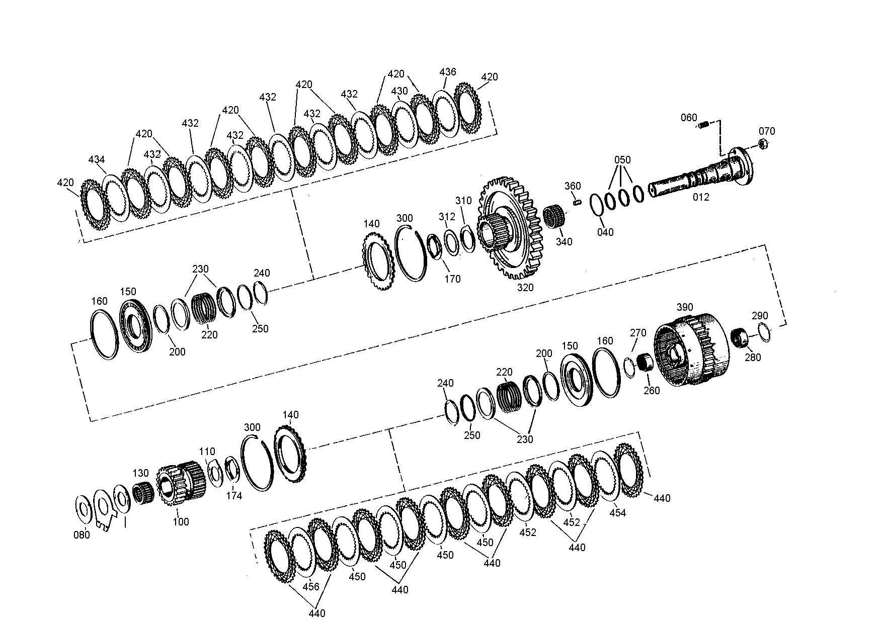 drawing for DOOSAN 252794 - DISC CARRIER (figure 3)