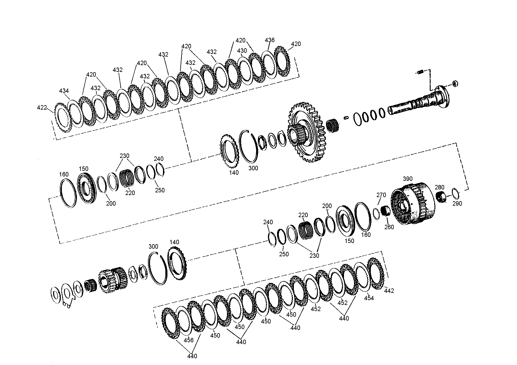 drawing for DOOSAN 252794 - DISC CARRIER (figure 4)