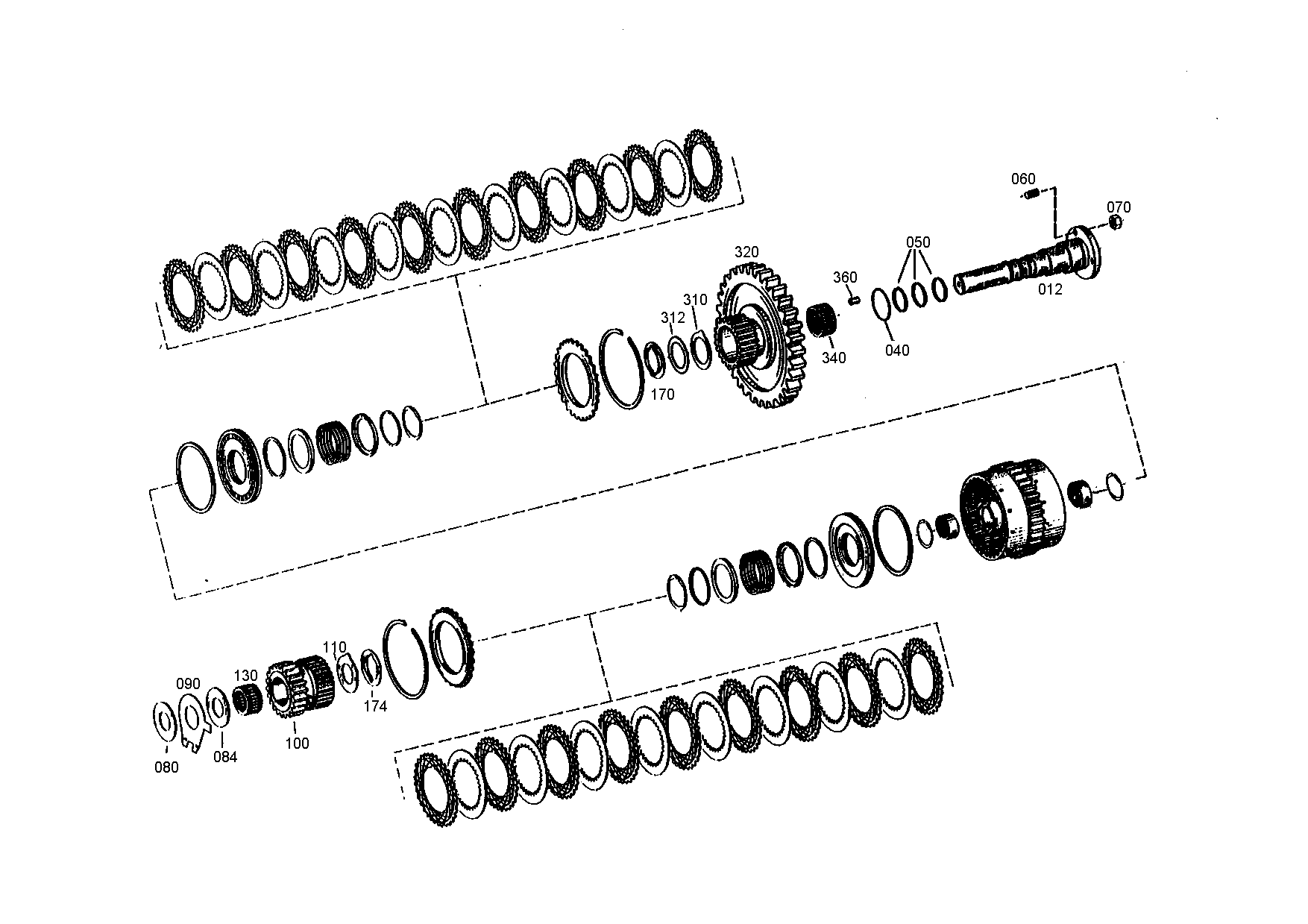 drawing for JOHN DEERE T116978 - SPUR GEAR (figure 4)