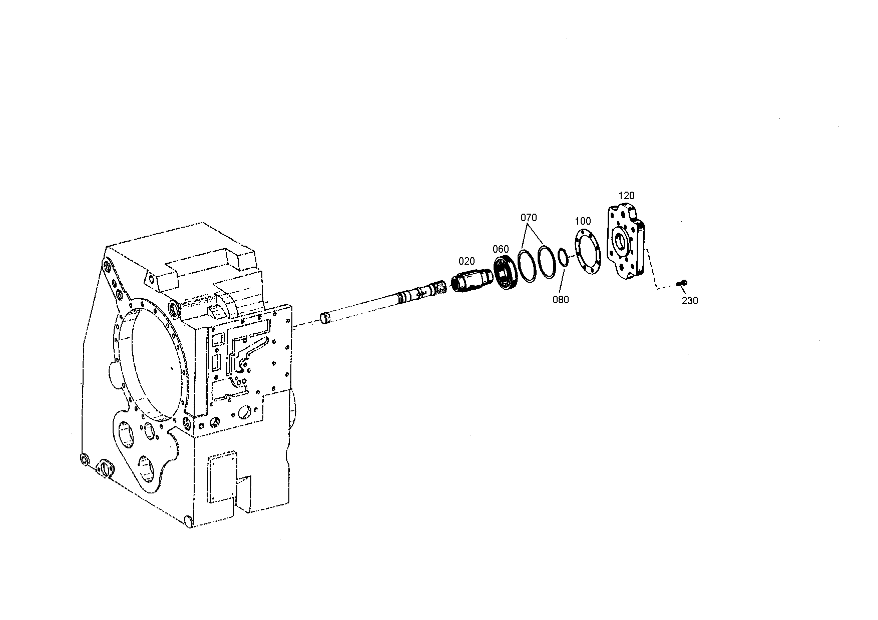 drawing for AGCO V30729600 - GASKET (figure 3)