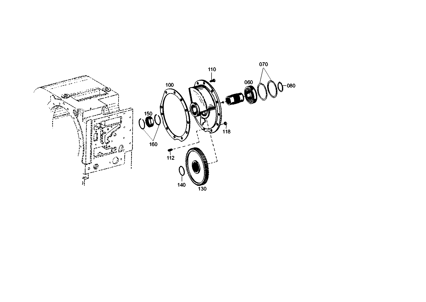 drawing for TEREX EQUIPMENT LIMITED 09397854 - SNAP RING (figure 3)