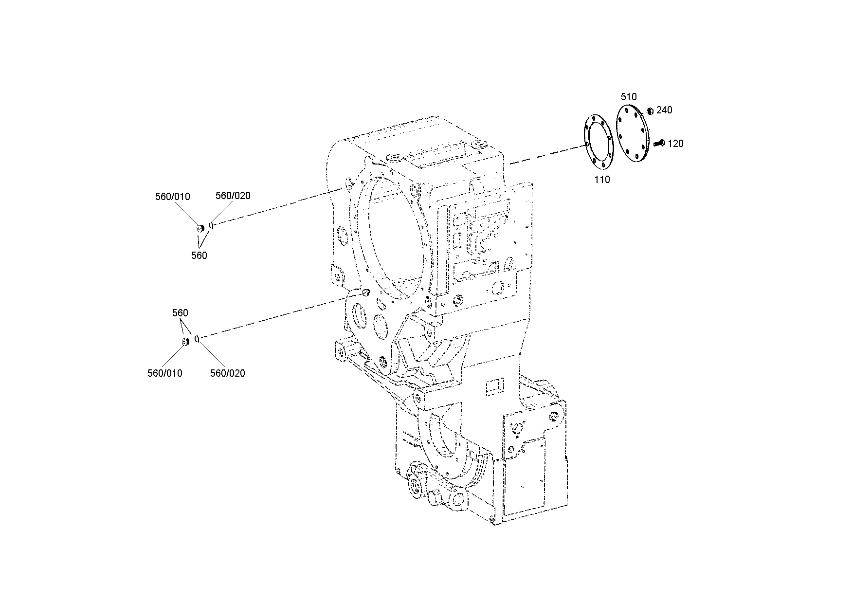 drawing for TEREX EQUIPMENT LIMITED 09397861 - GASKET (figure 1)