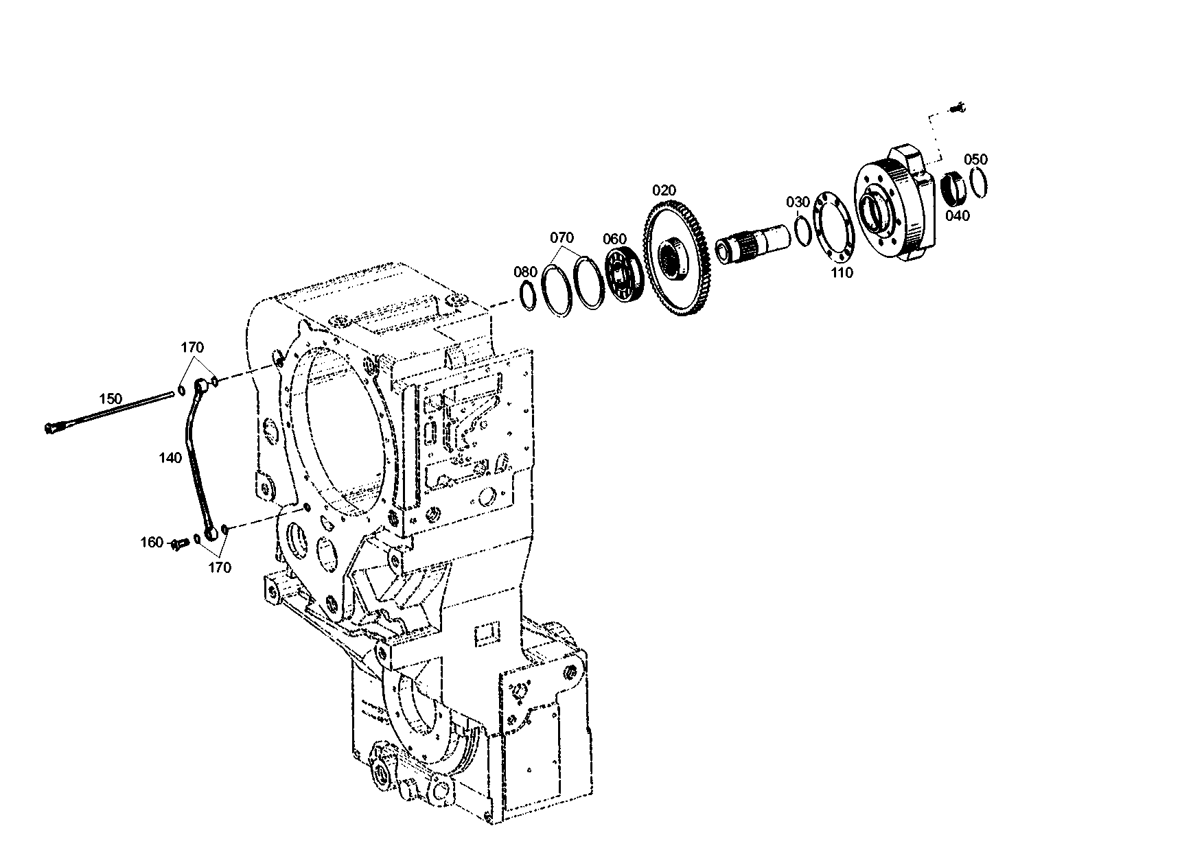 drawing for TEREX EQUIPMENT LIMITED 09397861 - GASKET (figure 2)