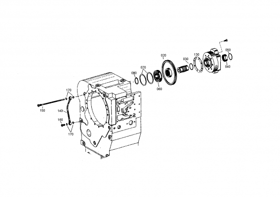 drawing for TEREX EQUIPMENT LIMITED 09397861 - GASKET (figure 4)