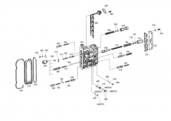 drawing for MOXY TRUCKS AS 252579 - VALVE BLOCK (figure 4)