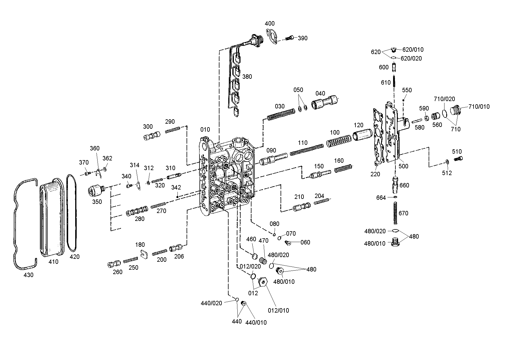 drawing for JCB 550/30945 - SHIFT SYSTEM (figure 2)