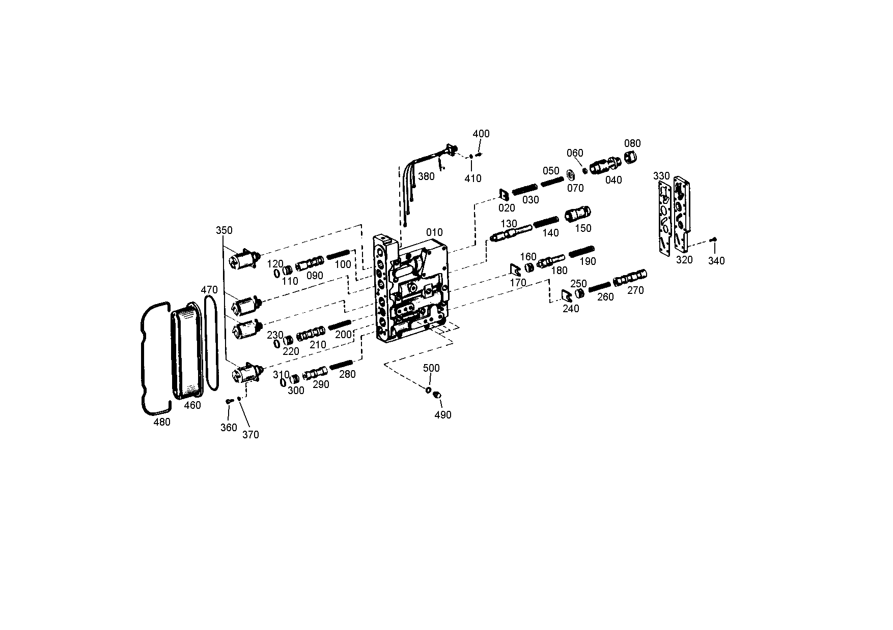 drawing for Manitowoc Crane Group Germany 01684076 - WIRING HARNESS (figure 4)