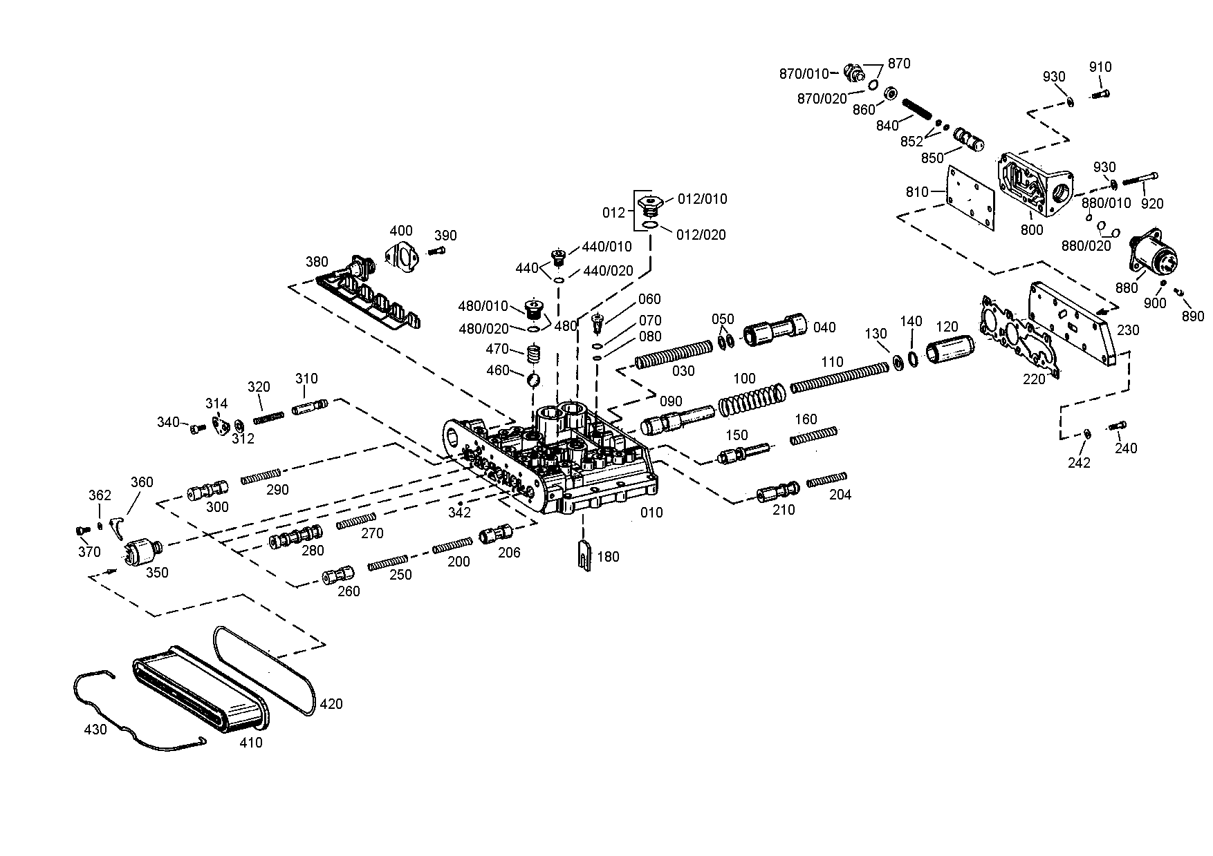 drawing for DOOSAN MX352433 - GEAR SHIFT HOUSING (figure 5)