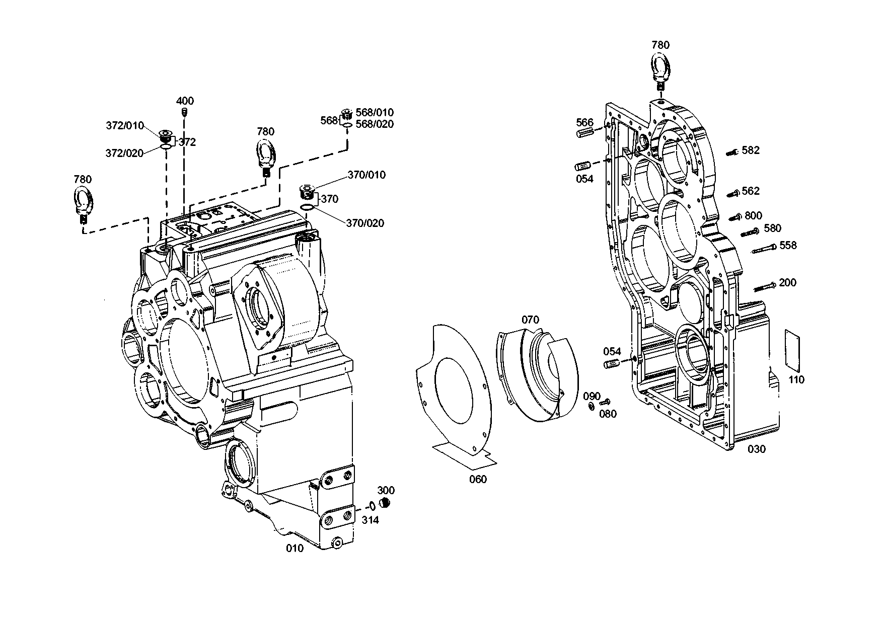 drawing for DOOSAN 352212 - COVER (figure 3)