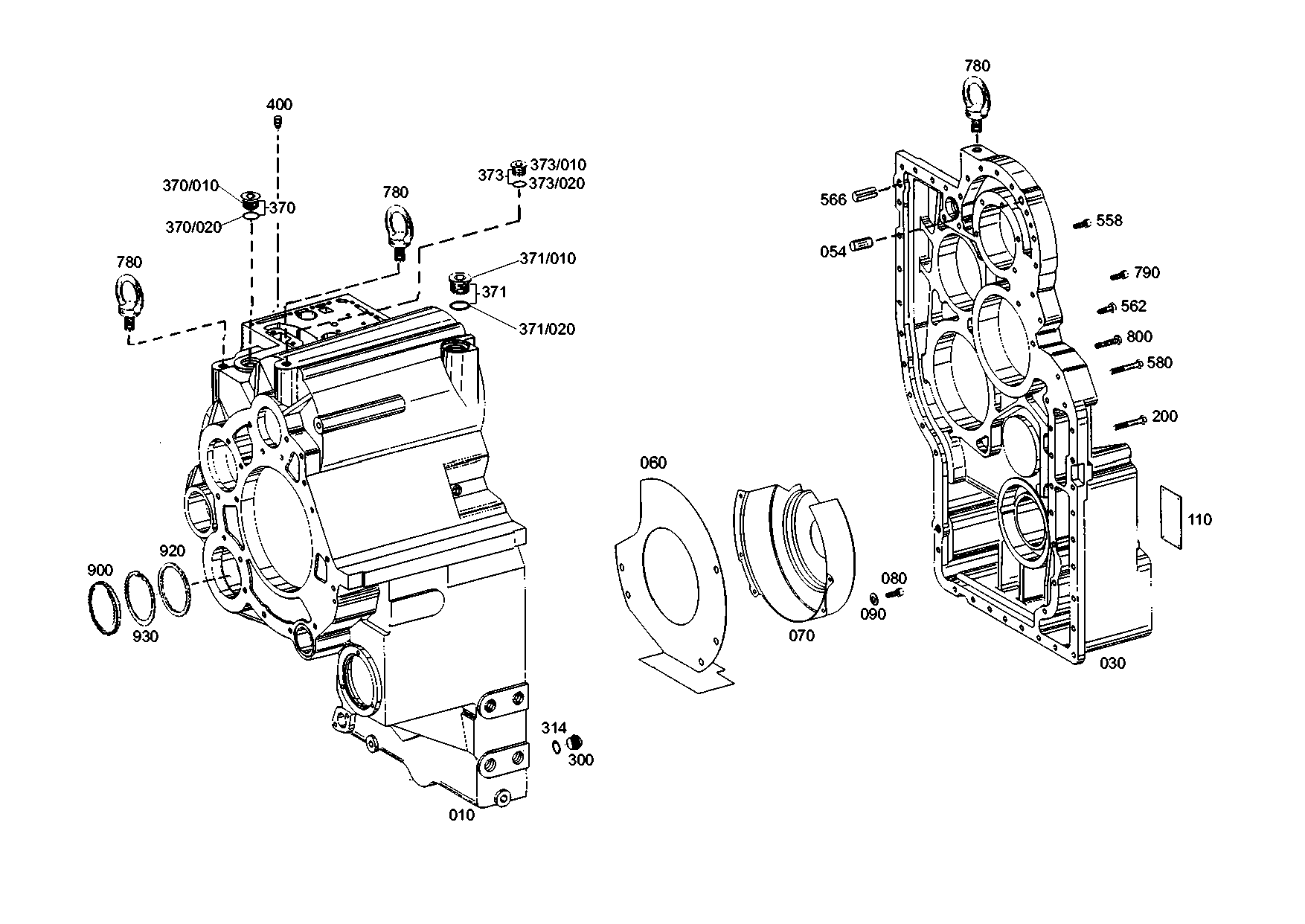 drawing for DOOSAN 352212 - COVER (figure 4)