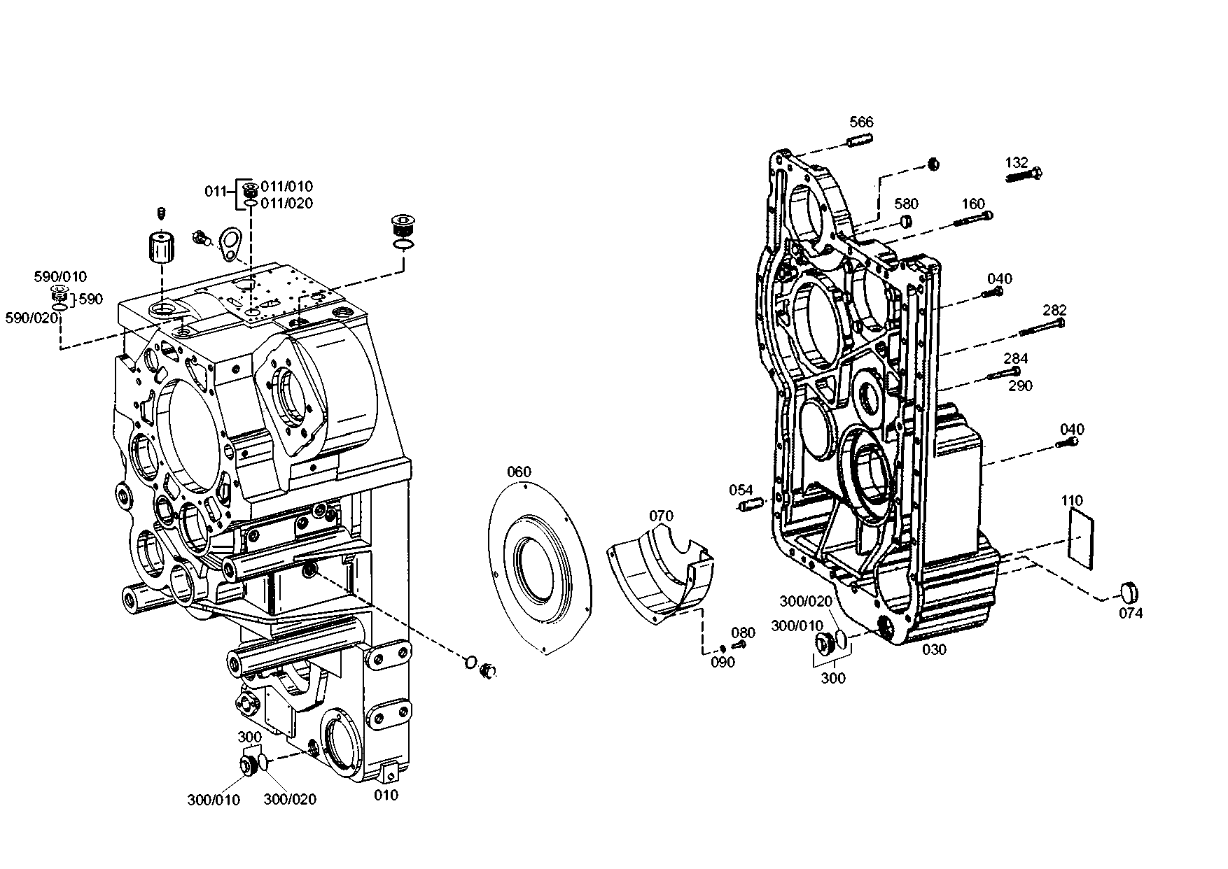 drawing for LIEBHERR GMBH 10028404 - COVER (figure 5)