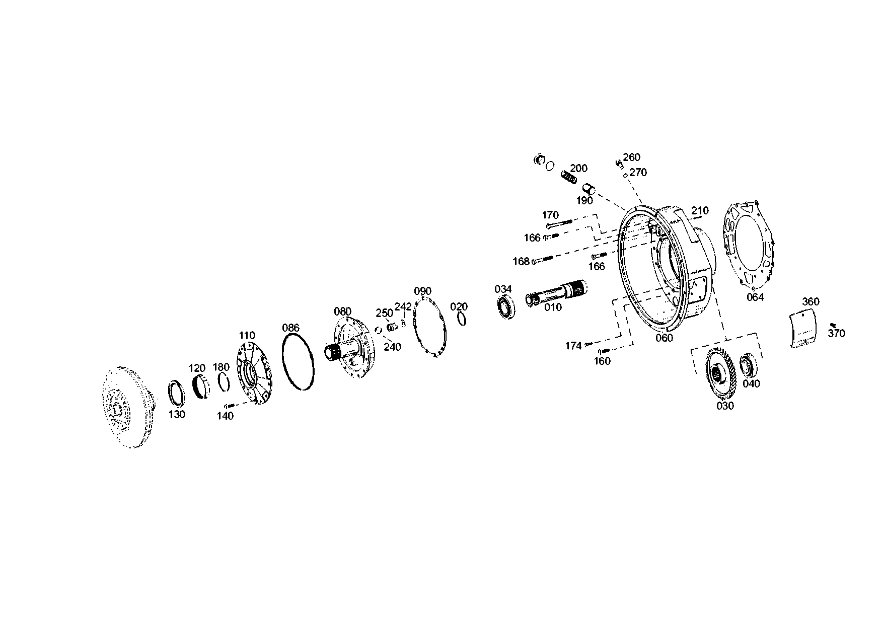 drawing for DOOSAN 504570 - HELICAL GEAR (figure 4)