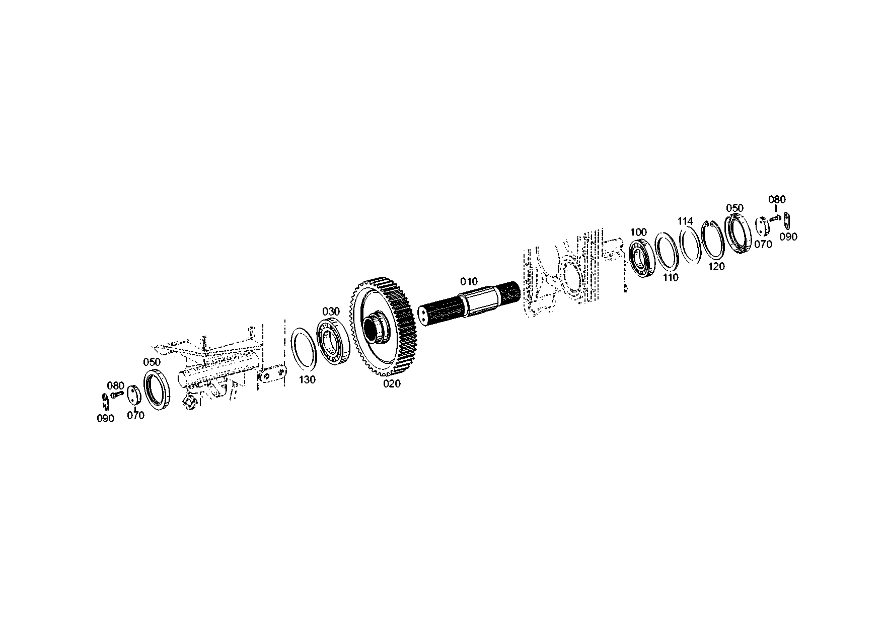 drawing for CASE CORPORATION 129749A1 - SHIM (figure 1)