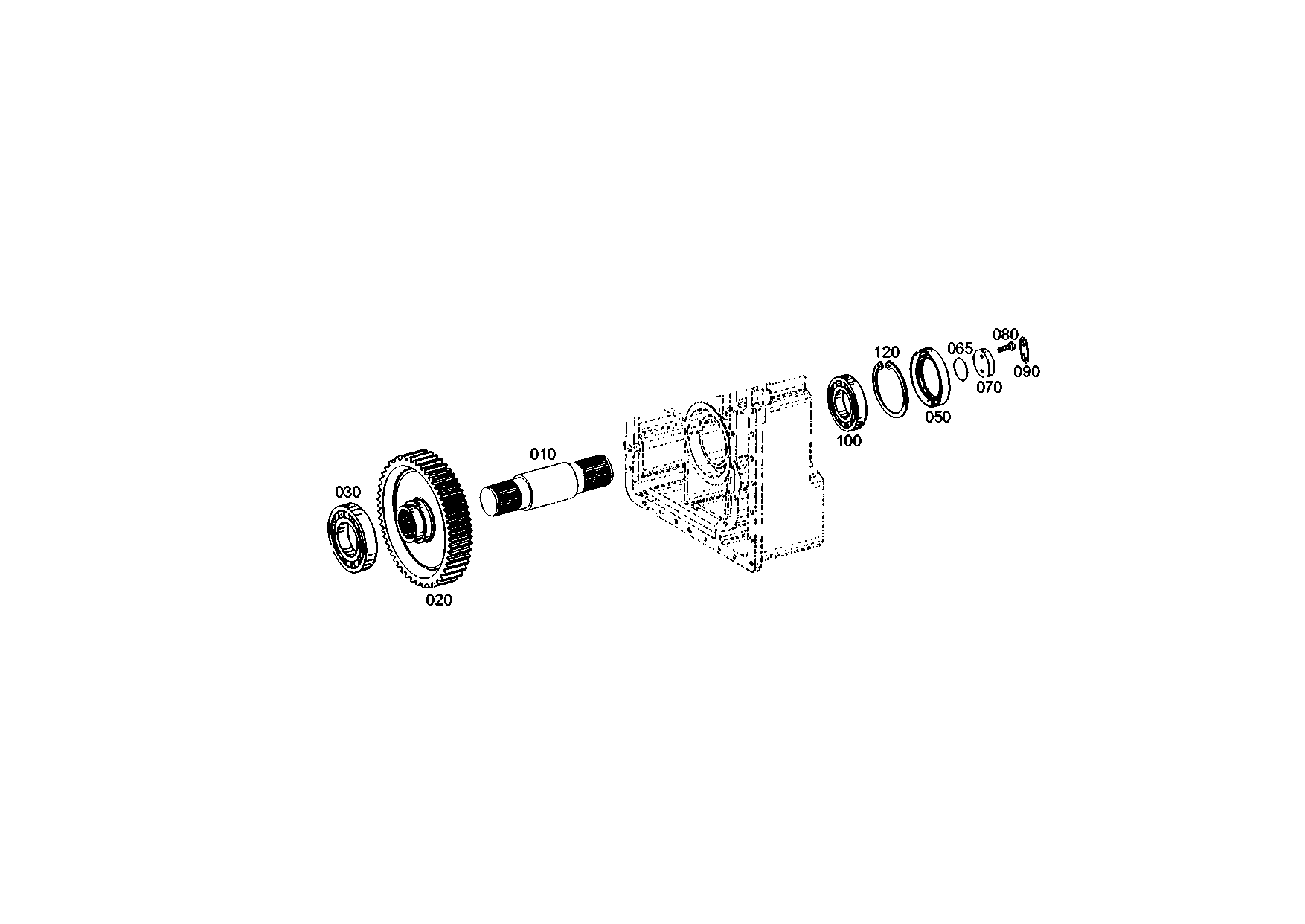 drawing for CASE CORPORATION ZGAQ-00751 - GEAR (figure 4)