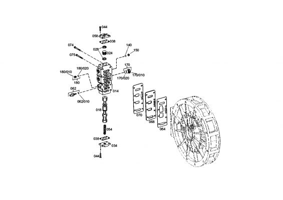 drawing for DOOSAN MX152673 - COVER (figure 4)